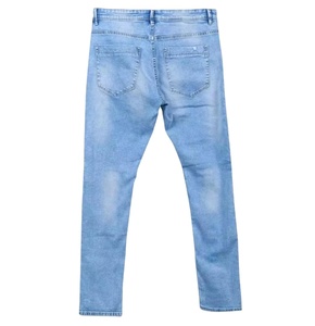 กางเกงยีนส์ขาตรงเข้ารูปสำหรับผู้ชายมีตราสินค้า - Product Image 6