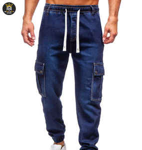 กางเกงคาร์โก้ผู้ชายแบบใหม่ ระดับพรีเมียม ระบายอากาศได้ดี ปรับแต่งได้ มีเชือกผูกและกระดุม กันน้ำ แห้งเร็ว มีหลายกระเป๋า ใช้ได้ทุกฤดู - Product Image 1