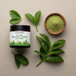 Mascarilla Facial en Polvo de Té Verde Sin Aceite con Extractos Naturales para Todo Tipo de Piel, Piel Clara, Mate y Saludable - Product Image 3