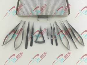 ชุดเครื่องมือผ่าตัดขนาดเล็กเครื่องมือกรรไกร12ชิ้นสแตนเลสพร้อม FS-ORTHO - Product Image 6