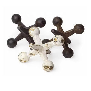 Esculturas de anillo decorativas de Metal martillado, escultura de mesa moderna contemporánea, escaparate, estantería, regalo de boda, decoración de escultura - Product Image 3