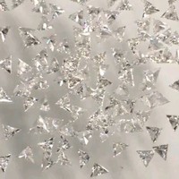 Diamante Sintético de Lujo Cultivado en Laboratorio, Corte Trillón, Color D, Claridad VVS, Certificado IGI, Calidad Superior, MUNJANI IMPEX