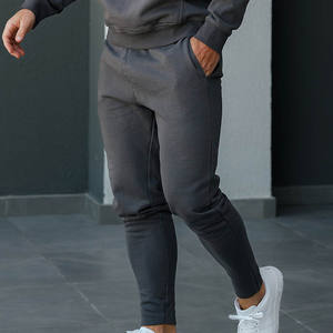 Jogger de hombre con logotipo personalizado, cintura elástica, secado rápido, lavado, Joggers para hombre, transpirable, con cordón, puños acanalados con bolsillo - Product Image 1