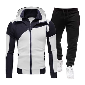 Gran oferta, chándal deportivo con cremallera y logotipo personalizado OEM para hombre, ropa de entrenamiento para hombre, ropa de calle, chándales transpirables para hombre - Product Image 5