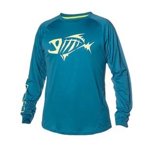 T-shirt de pêche personnalisé, col rond, sublimation, nouveau t-shirt de pêche au black-bass, coupe ajustée, OEM - Product Image 4