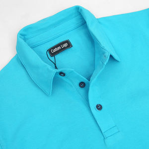 Polo de manga corta de corte moderno para hombre, jersey con estampado de talla XL de piqué de algodón de alta calidad, FabricPOLO - Product Image 3