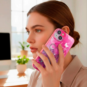 Custodia protettiva per telefono cellulare con Design orso carino incapsulato per custodia iPhone 5 opzioni di colore per tutti 16 15 14 13 Pro Max - Product Image 1