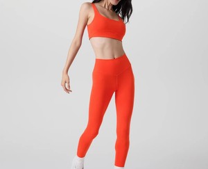 ชุดโยคะแขนกุดสีส้มสำหรับผู้หญิงชุดบอดี้สูทสำหรับเล่นกีฬาปรับแต่งได้ - Product Image 6