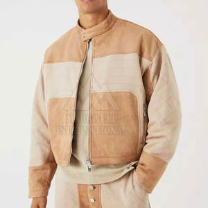 Chaqueta de invierno de cuero para hombre a la moda informal al por mayor chaqueta de invierno de piel auténtica de vaca de alta calidad a la venta en línea - Product Image 1