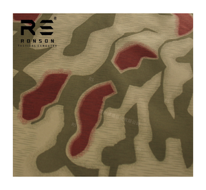 500D Nylon 2nd BGS Sumpfmuster Camouflage Cordura Stoff Wasserdichter PU Taktischer Sumpf- und Wüsten-Tarnstoff - Product Image 1