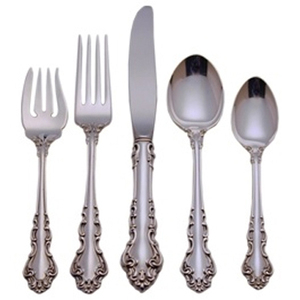 Ensemble de couverts plaqué argent Vaisselle créative simple en acier inoxydable Vaisselle personnalisable pour cadeau d'occasion - Product Image 1