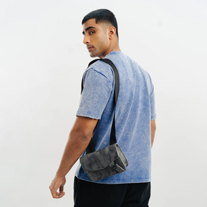 Camiseta de punto con letras para hombre, camiseta informal de gran tamaño para hombre, ropa de calle de punto 100% de alta calidad, logotipo personalizado - Product Image 4