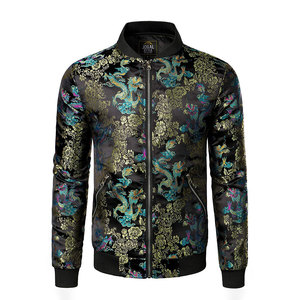 Chaqueta universitaria de seda satinada personalizada de alta calidad Buen diseño Sublimación digital impresa para el invierno - Product Image 4