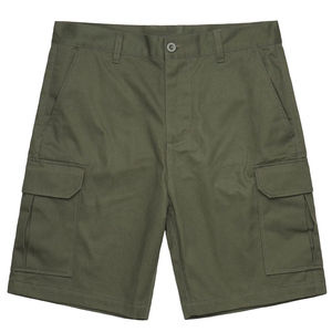 Pantalones cortos cargo de algodón informales de verano para hombre con cintura elástica, el mejor Material para ropa de calle al aire libre, diseño multibolsillo - Product Image 6