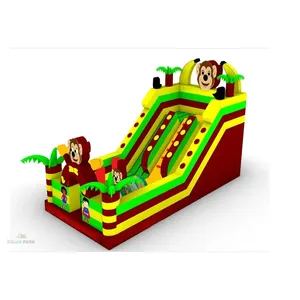 High Grammage <b>PVC</b> <b>Tarpaulin</b> Inflatable Monkey Playground Toy Slide for Kids - Product Image 1
