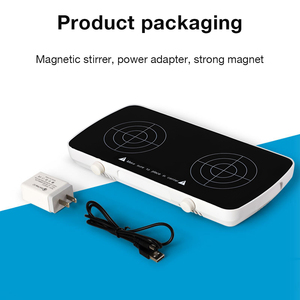 Neuer hoch effizienter Magnet rührer Dual 1L Magnet rührer 4000 U/min 2-Stationen-Magnetrührer für Chemie-und Biotech-Labs - Product Image 4