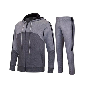 Chándales más vendidos 100% algodón polar, lisos, informales, para hombre, personalizables, con cremallera, hechos en Pakistán - Product Image 1