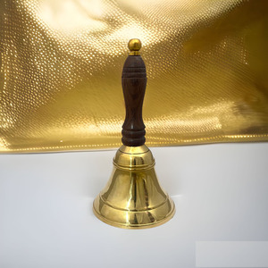 Montaje en pared Marine Hanging Ships Bell Nautical Home Decor Door Bell Impresión de latón antiguo Decoración del hogar Love Polish Brass - Product Image 5