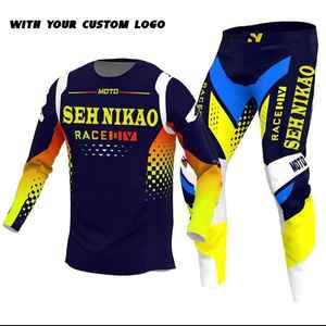Personalizable Motocross Racing Gear Set Downhill Bike Suit Dirt Mach Jersey Pantalones Bicicleta de montaña Off-Road Ciclismo Jersey Kits - Product Image 4