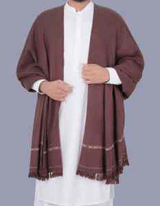 Men Winter Traditional <b>Wool</b> Shawl Soft Warm Breathable 300g Premium Solid Color <b>Wrap</b> for Formal Wear - Product Image 4