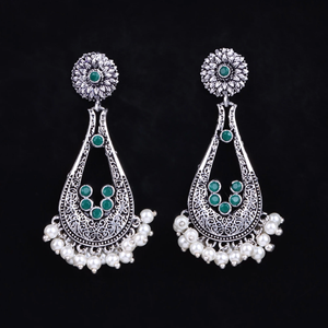 Boucles d'oreilles pendantes Design1 Green Fashion - Product Image 2