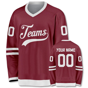 2025 camiseta de hockey sobre hielo con estampado personalizado para hombres, mujeres y adultos, ropa de equipo deportivo de tendencia, uniformes, Frente sublimado, antibacteriano rápido - Product Image 2