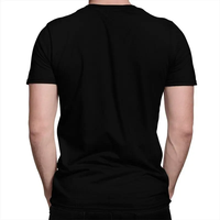 T-shirt personnalisé 100 % coton pour homme, coupe classique, col rond, 180 g, tissu tricoté, anti-UV, style streetwear vintage décontracté