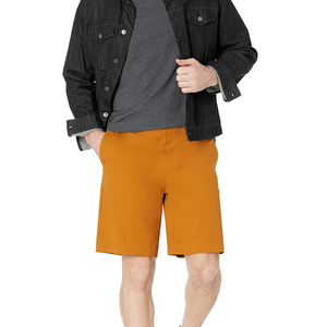 Vente en gros Short en tricot 100% coton molletonné décontracté pour homme hybride personnalisé grande taille Hip Hop respirant fermeture éclair taille élastique uni - Product Image 1