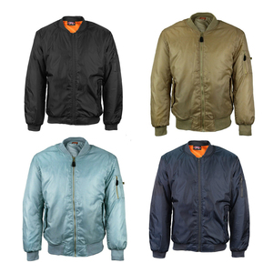 Blouson Bomber d'Hiver Personnalisé avec Logo, en Toile Enduite OEM, Léger, en Polyester Brodé et Imperméable pour Hommes et Femmes - Product Image 2