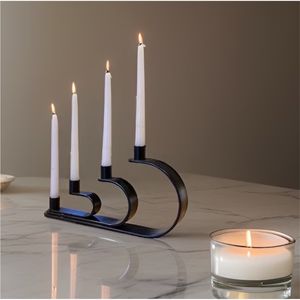 Minimalist Gold <b>Wall</b> <b>Sconce</b> Metal Taper Candle Holder Luxury Interior <b>Wall</b> Decor Candle Stand Wholesale Golden Candle Holder - Product Image 5