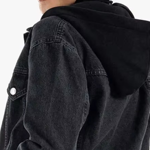 Veste en jean unie de haute qualité pour femmes, manteaux décontractés avec un style vintage pour l'été et l'hiver, vestes pour femmes grandes tailles - Product Image 5