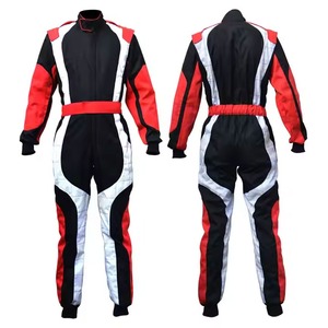 2025 traje de carreras de karting profesional transpirable 100% poliéster Go Kart diseño de logotipo personalizado colores personalizados traje de carrera - Product Image 3