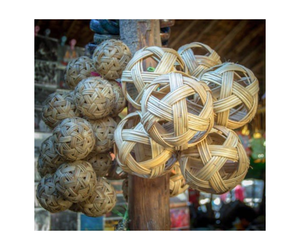 Mimbre decorativo niños fútbol Cuju fútbol esfera juego tejido ratán bola - Product Image 5