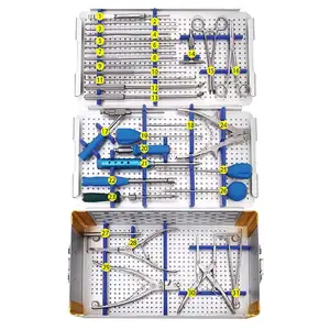 Instrumentos quirúrgicos ortopédicos de acero inoxidable PFNA Intramedular Interlocking Nail Instrument Spine Set para cirugía de fractura - Product Image 1