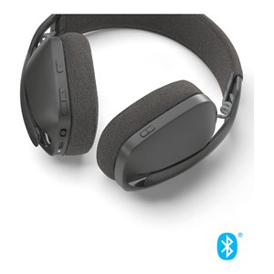 Logi Zone Vibe 100 Graphite Over Ear Bluetooth Headphones With Noise Reduction And <b>Microphone</b> - Product Image 4