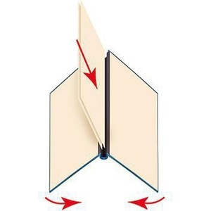VELOCOLOR DIN <b>A4</b> 20mm Blue Carton Klemmbinder Veloflex File <b>Folder</b> Product - Product Image 3