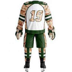 Ropa deportiva superventas conjuntos de uniformes de hockey sobre hielo de secado rápido logotipo personalizado y tamaño conjuntos de uniformes de hockey sobre hielo transpirables para hombres - Product Image 4