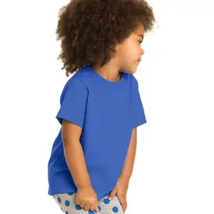 Custom Wholesale Kids Activewear Silk Print Logo T-Shirt for Kids Sports T Shirts