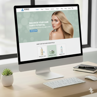Productos para el cuidado del cabello Servicios de diseño de sitios web Expertos web profesionales que ofrecen una solución de tienda en línea confiable y asequible