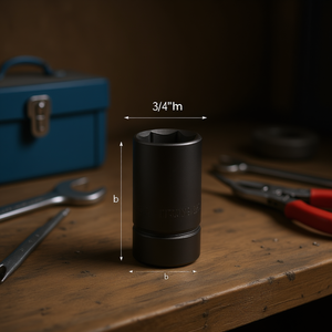 Long 3/4'' <b>Impact</b> Hexagonal <b>Sockets</b> with Thin Walls USAG Pneumatic Tools Accessories and Parts - Product Image 3