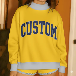 Suéter Holgado de Cuello Alto para Mujer, Grueso, de Forro Polar, Elegante, Moderno, Cómodo para Uso Diario - Product Image 2