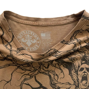 Camiseta Insane Y2K Negra Xzavier Estilo Grunge Oscuro, Camiseta Estilo Grunge Cibernético Y2K - Product Image 6