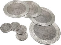 Très Durable Antidérapant Conception Maison Tapis De Table Napperons Unique Tendance Perles De Verre Colorées Broderie Ménage Napperons