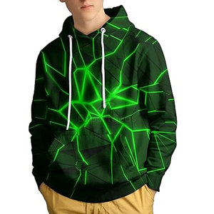 Sudaderas con Capucha de Talla Grande para Hombre, Impresión 3D, Diseña Tu Propio Logotipo, Sudaderas Básicas con Impresión 3D - Product Image 6