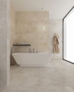 กระเบื้องพอร์ซเลนสไตล์คอนกรีตสมัยใหม่ขนาด600x600มม. สวยงามมากสำหรับผนังภายในอาคารสำหรับวิลล่าห้างสรรพสินค้า - Product Image 2