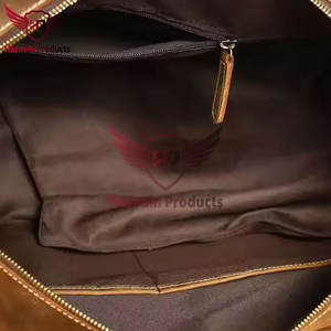 Bolsa de viaje de cuero puro de lujo personalizable hecha a mano exquisita-Equipaje de fin de semana de cuero genuino unisex Premium - Product Image 3