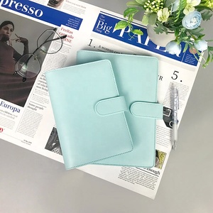 High Quality A5 A6 Pu <strong>Leather</strong> Binder Money Organizer Binder 6 Ring Binder <strong>Refillable</strong> <strong>Notebook</strong> with Magnetic Buckle Closure - Product Image 5