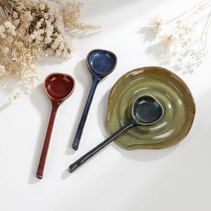 Juego de Cucharas para Servir de Diseño Contemporáneo, Mango Largo, Resina Ecológica, Ligeras, con Acabado Espejo - Product Image 4