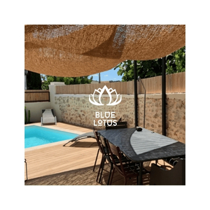BEST CHOICE Coir Shade Sail Coconut Fiber Shade Mesh for Sun Filtering and Heat Reduction with Breathable Woven Design - Product Image 1