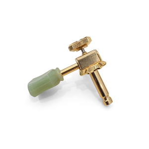 Accordeurs verrouillables de style vintage fabriqués en Corée par BBSTONE, dorés, configuration 3+3, rapport 16:1, clés en forme de tulipe pour guitares électriques de style Les Paul - Product Image 6